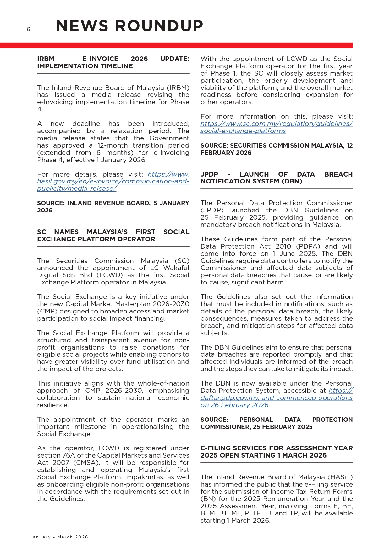 MAICSA Jan-March 2026