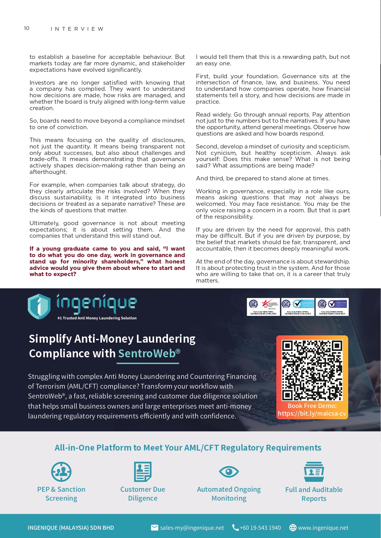 MAICSA Jan-March 2026