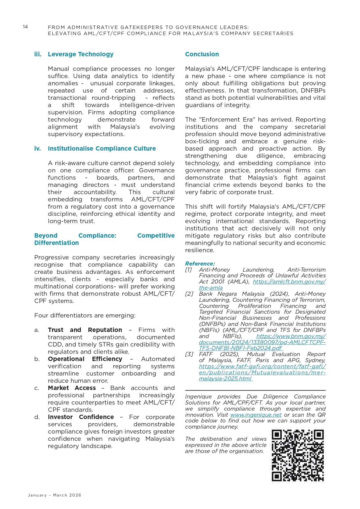 MAICSA Jan-March 2026
