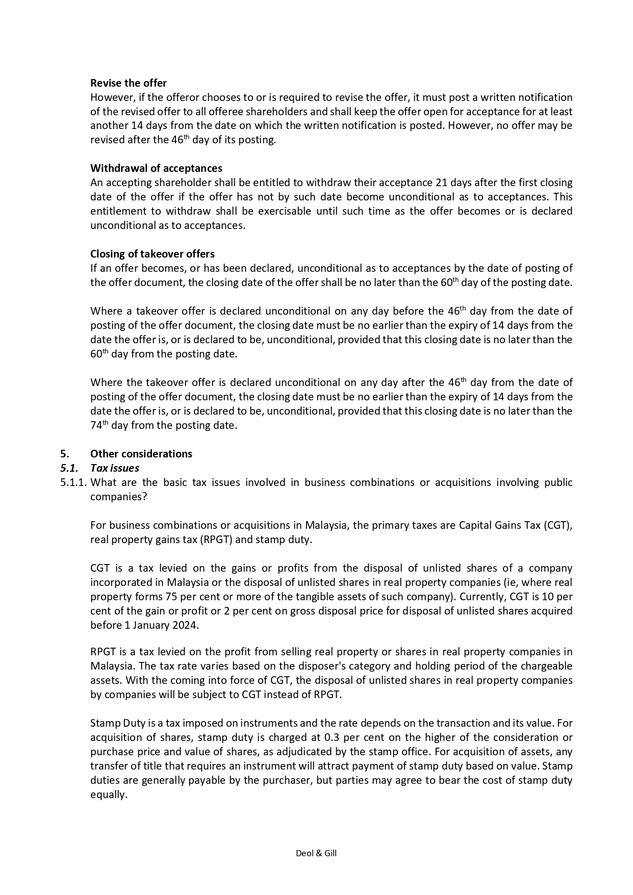 Public Mergers and Acquisitions